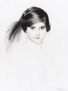 Helena Rubinstein by Paul César Helleu (1859-1927) cropped