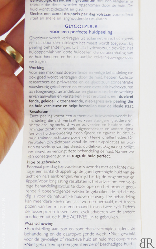 Collistar Glycolic Acid Perfect Skin Peeling! | Beauty-review.nl